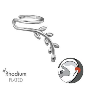 Leafe - 925 Sterling Silver Ear Cuffs